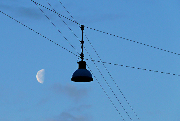 An iconic Copenhagen street lamp.