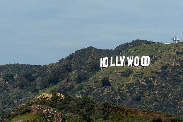 Hollywood sign.