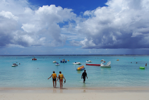 The beach at Guam.