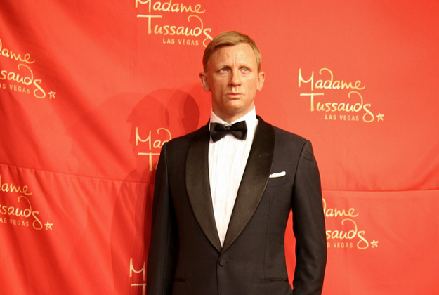 Daniel Craig as Bond at Madame Tussauds.