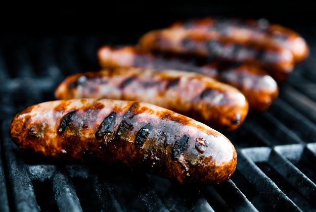 British butcher creates posh sausage.