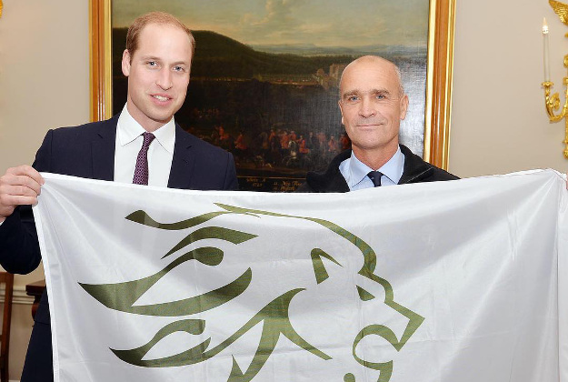 The Duke of Cambridge and Henry Worsley