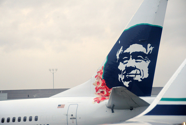 Alaska Airline plan business class.