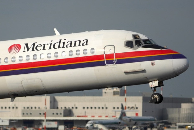 A Meridiana jet.