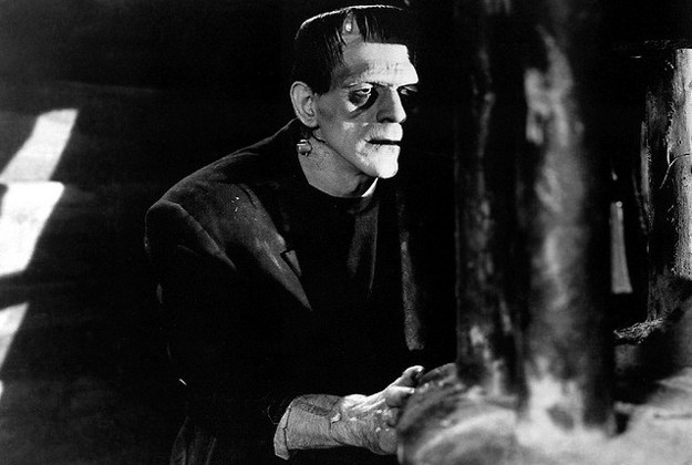 Boris Karloff in the movie, Frankenstein.