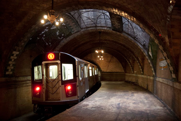 Old City Hall Station, New York. Image courtesy of the New York Transit Museum.