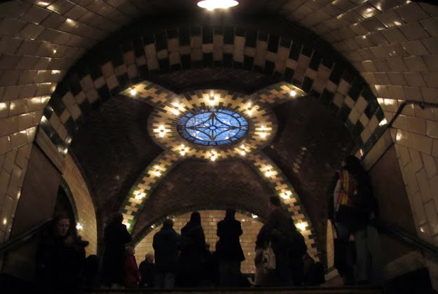 City Hall Station, New York. Image courtesy of New York Transit Museum.