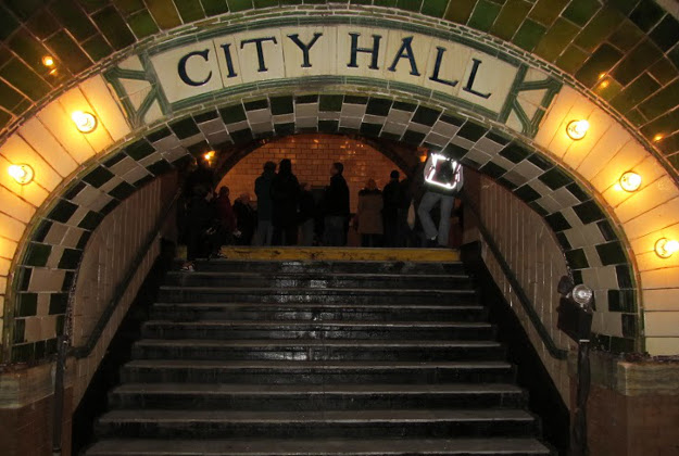 Old City Hall Station, New York. Image courtesy of New York Transit Museum.