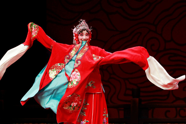 A traditional Chinese Opera actress of Guo Guang Opera Company